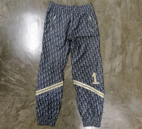 dior monogram track pants|Dior Icons Track Pants Blue Cashmere and Wool Jacquard .